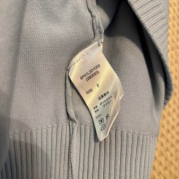 Light Blue Cardigan Long Sleeve - Picture 4 of 4